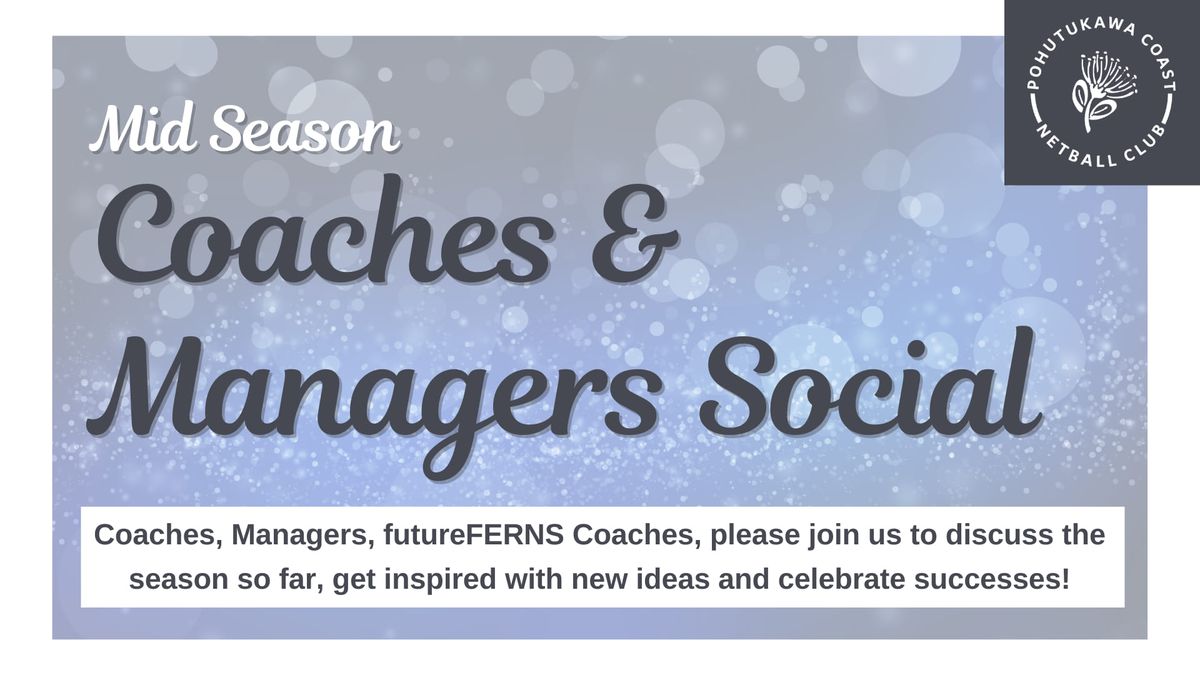 Mid Season Coaches & Managers Social