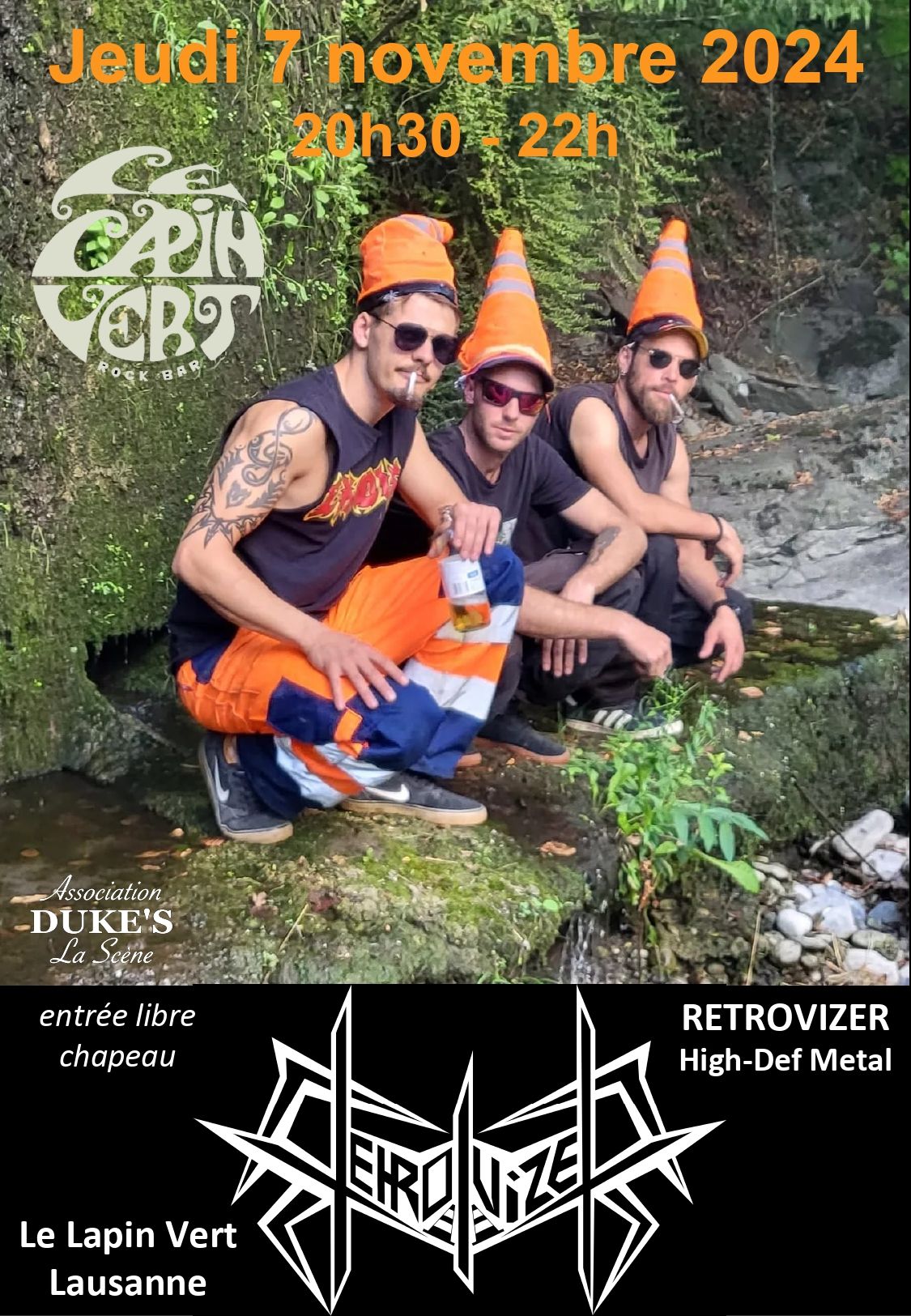 Retrovizer (High-Def Metal) - ouverture de la sc\u00e8ne metal du Lapin Vert