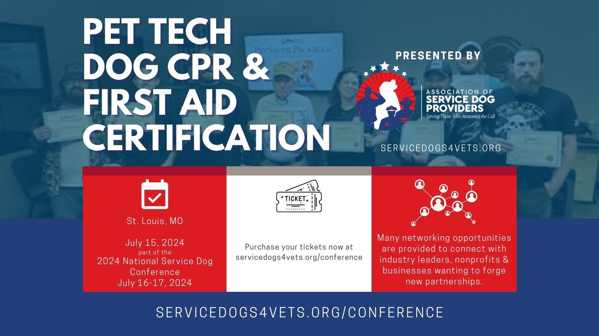 Pet Tech Dog CPR & First Aid Certification