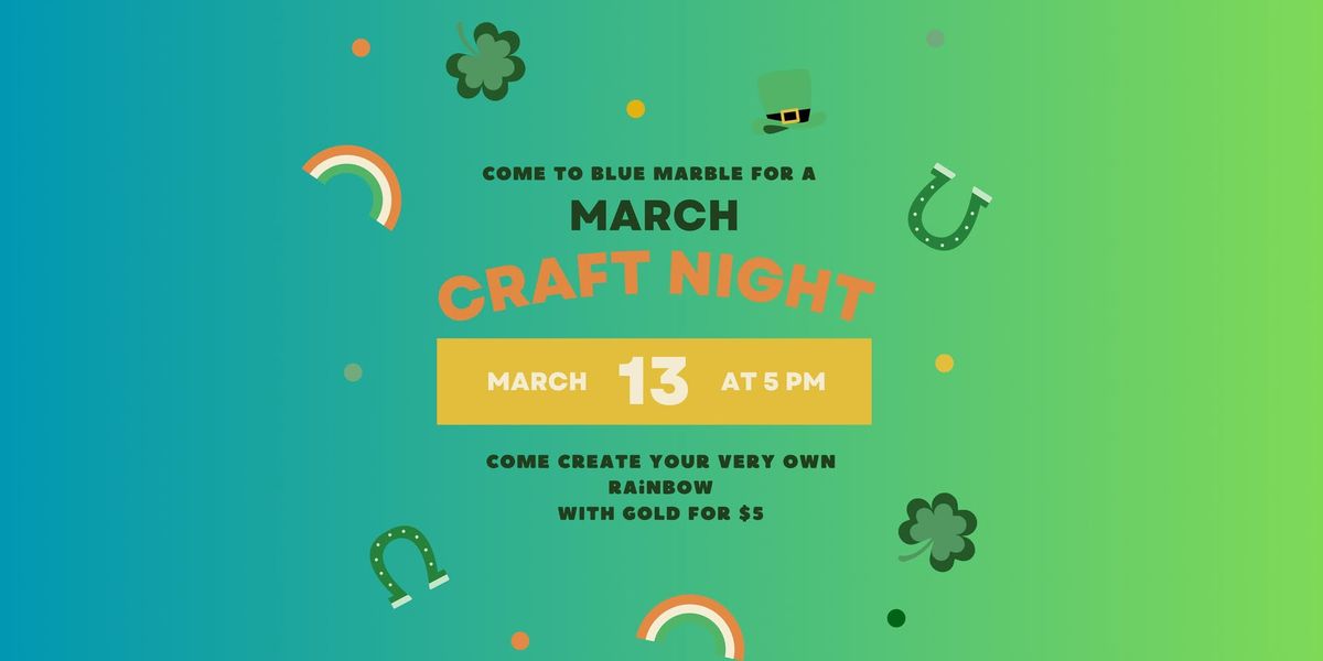 March Craft Night