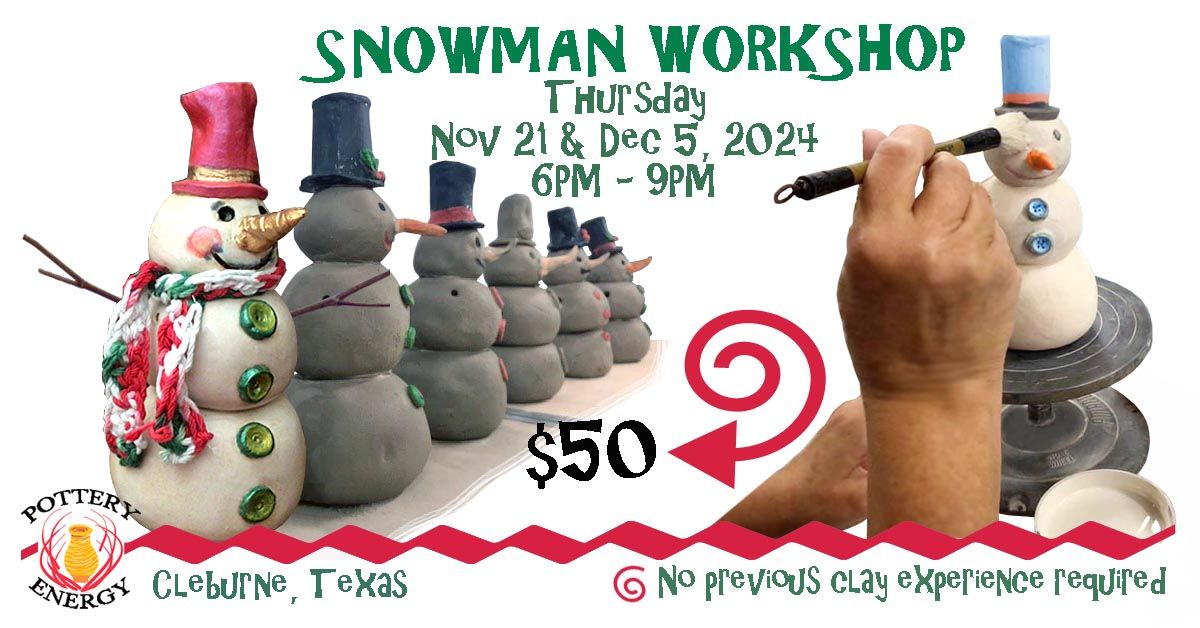 Holiday Christmas Snowman Workshop