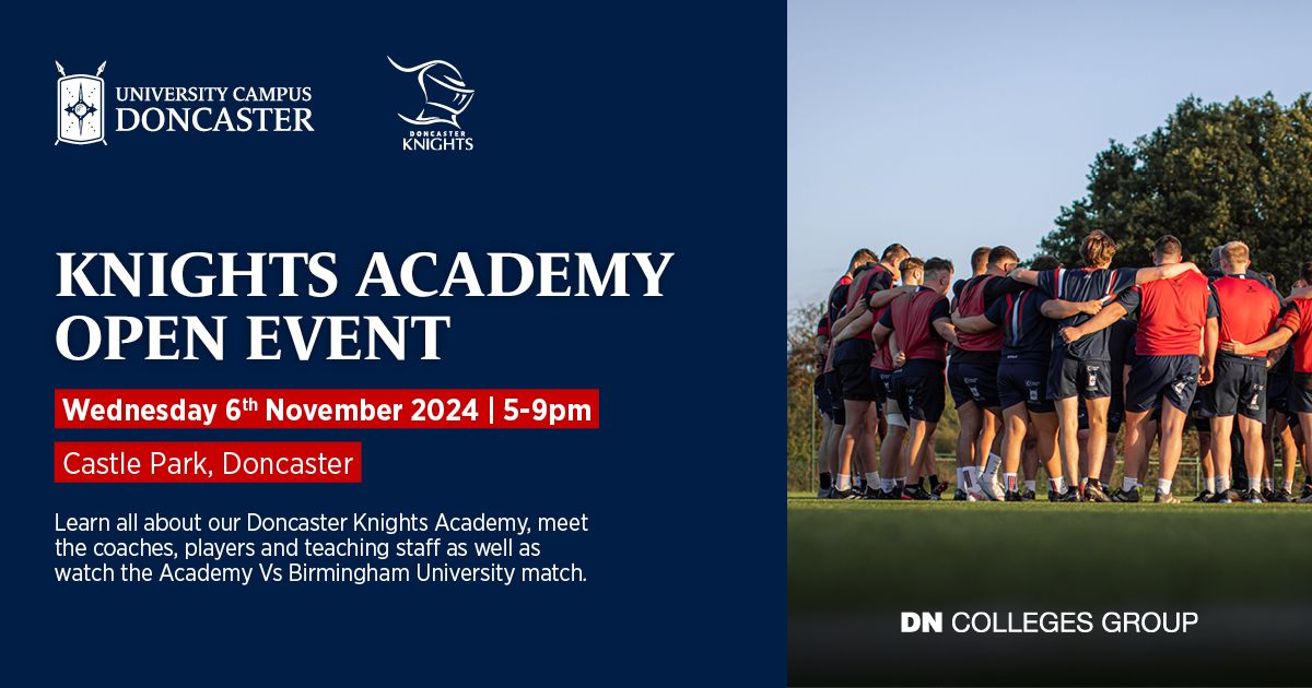 Doncaster Knights Academy Open Event