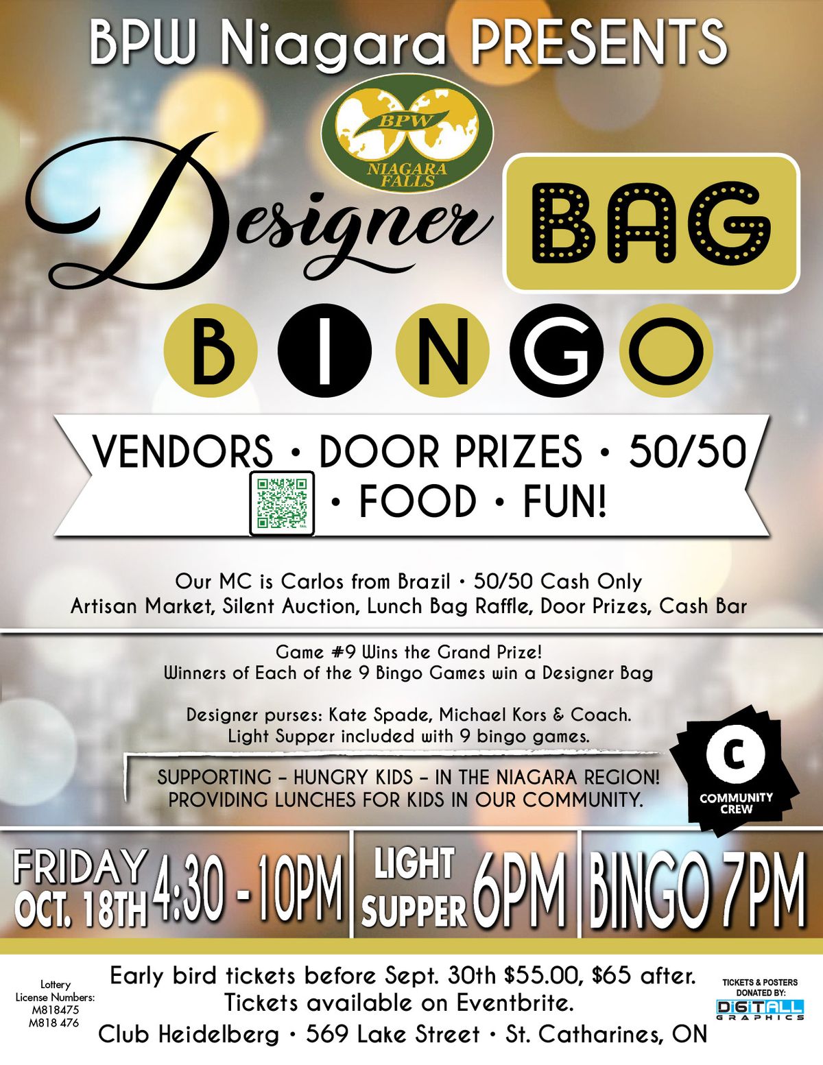 Designer Bag BINGO