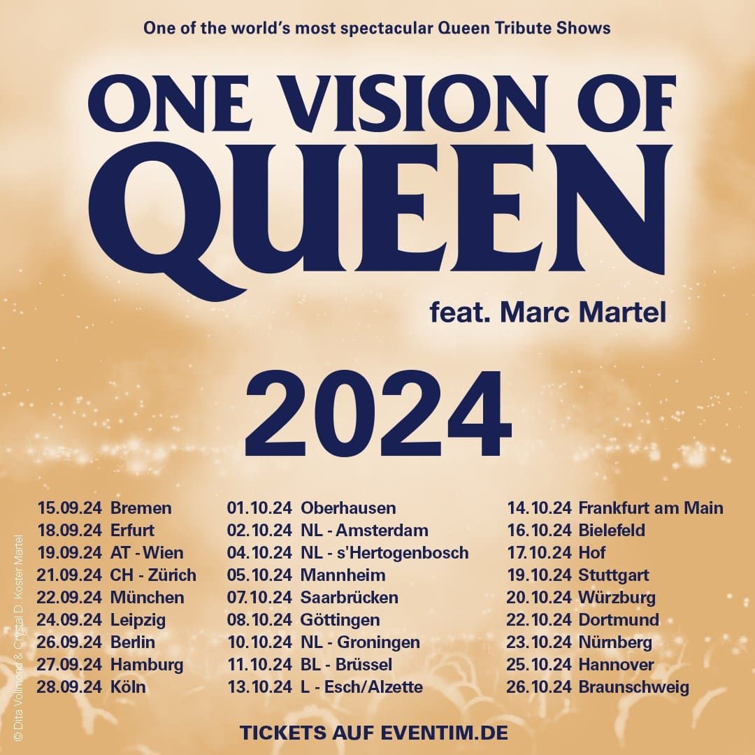 One Vision of Queen feat. Marc Martel Amsterdam Tickets