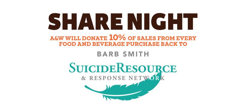 Barb Smith Suicide Resource & Response Network Share Night Fundraiser