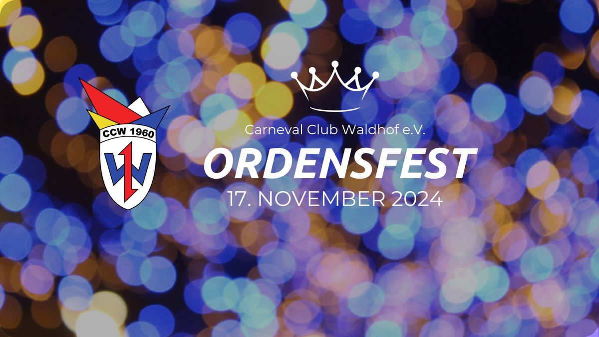 CCW Ordensfest 2024