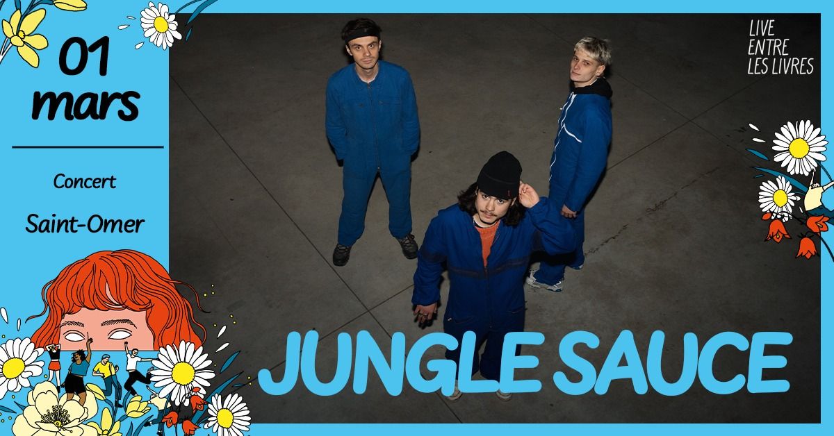 JUNGLE SAUCE > Live entre les livres \u00e0 Saint-Omer