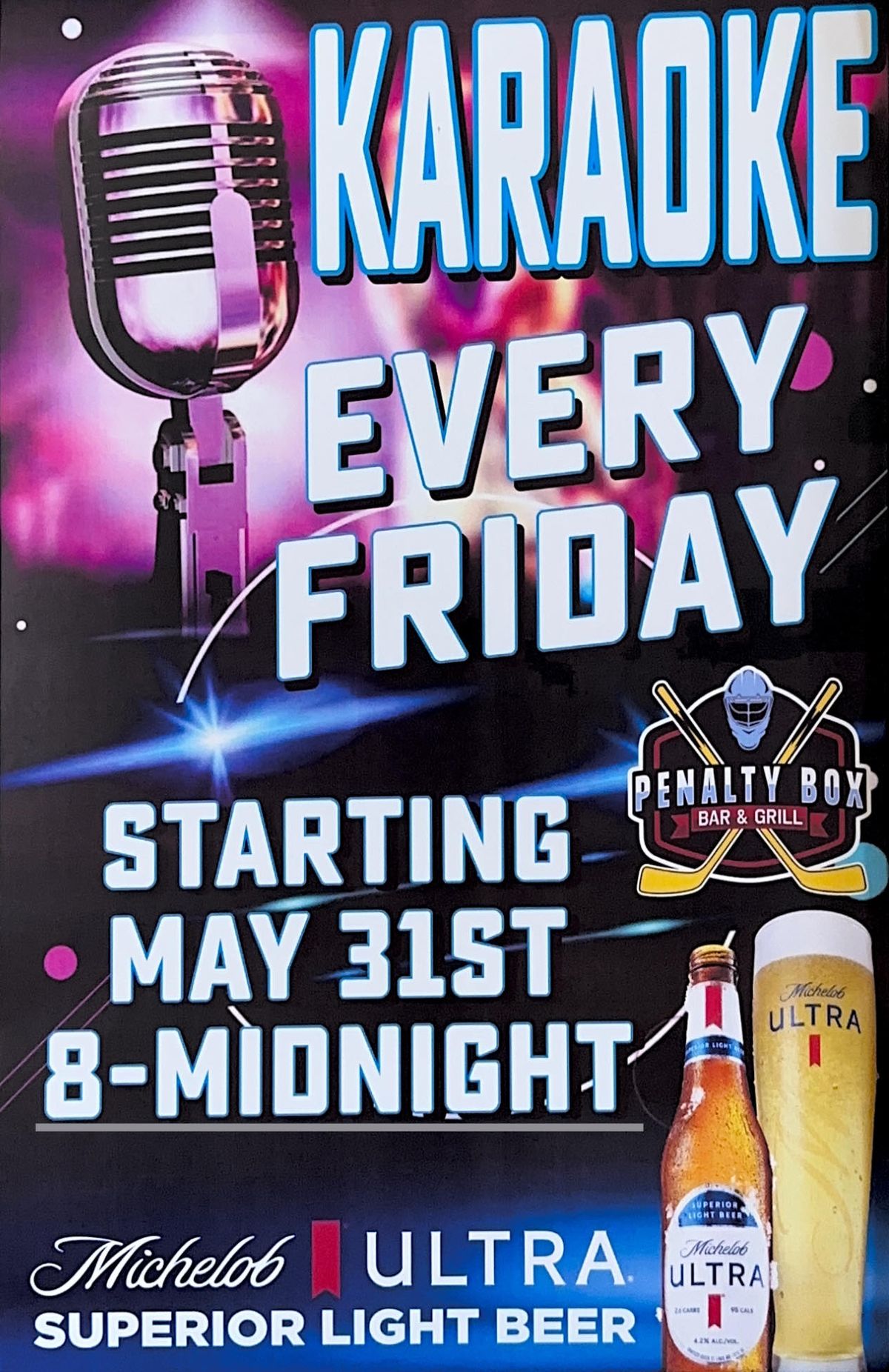 KARAOKE @ Penalty Box Every Friday