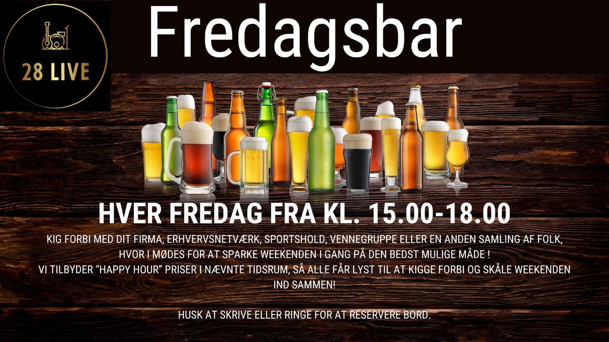 Fredagsbar p\u00e5 28 Live