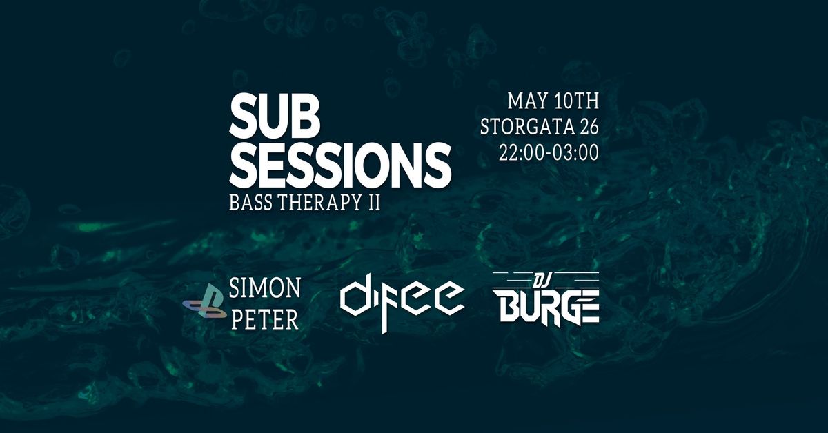 Sub Sessions: Bass Therapy II \/\/ Stallen