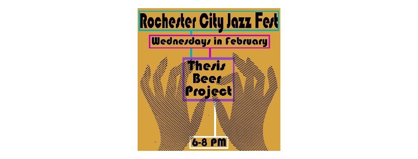 Rochester City Jazz Fest and Thesis Beer present Loud Mouth Brass Wed Feb 26 6-8 p.m. 