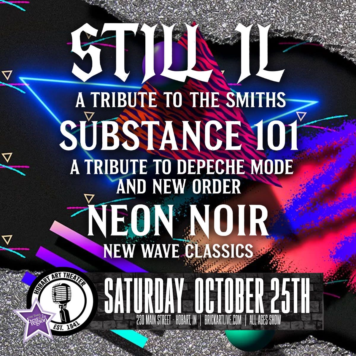New Wave Night - Tributes To The Smiths Depeche Mode & New Order