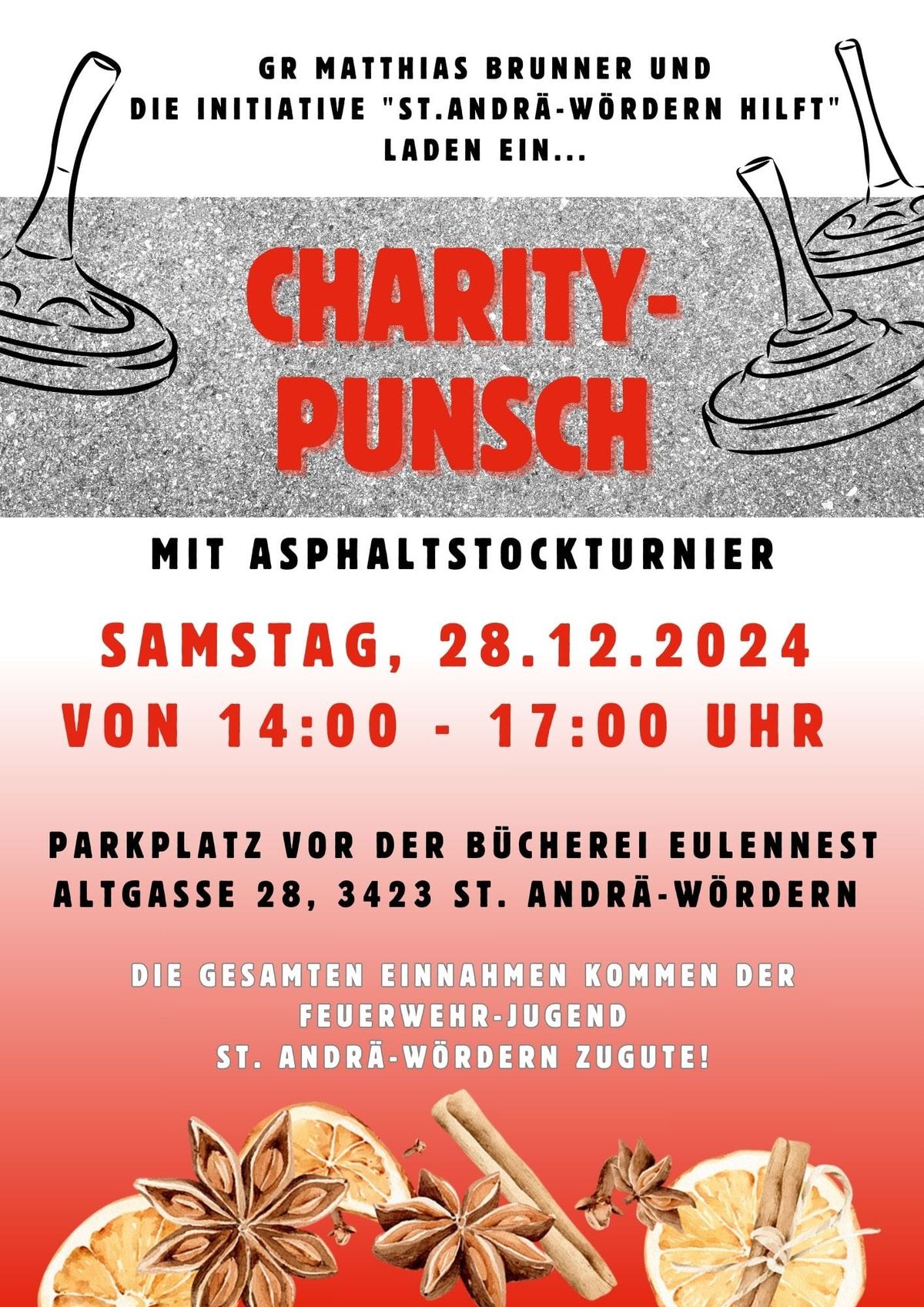 CHARITY-PUNSCH mit Asphaltstockturnier