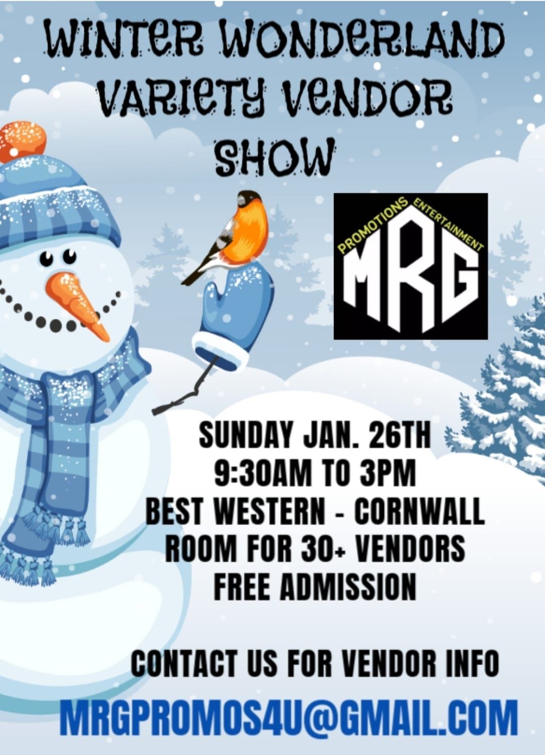 WINTER WONDERLAND VENDOR SHOW