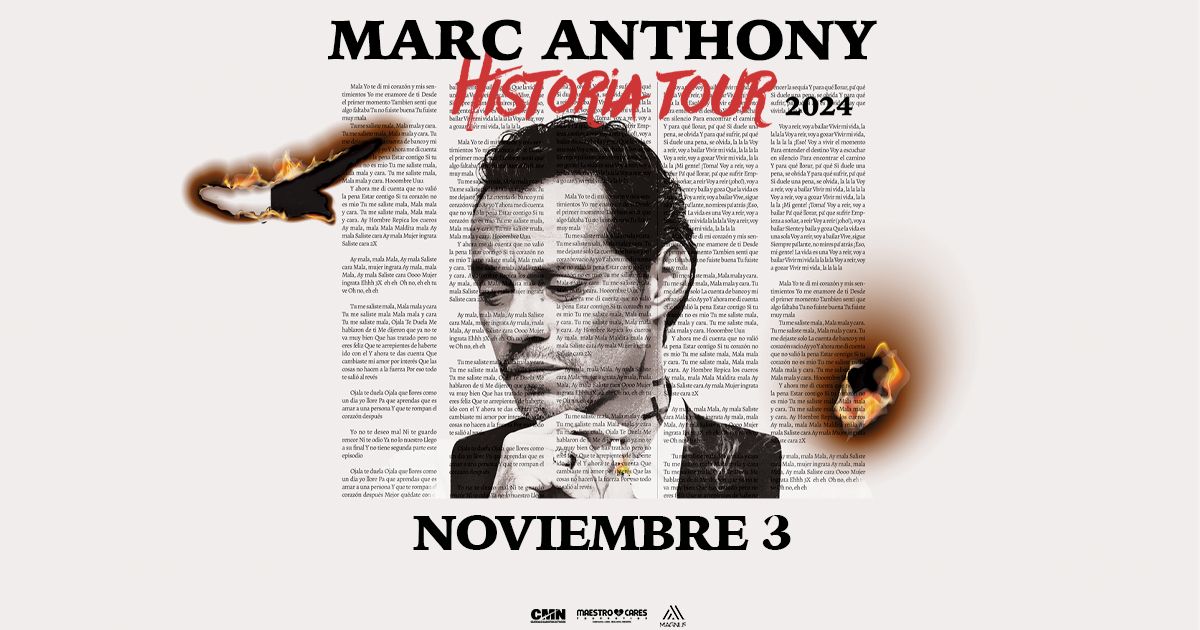 Marc Anthony - Historia Tour