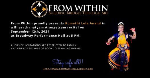 Bharatanatyam Arangetram of Komathi Lola Anand