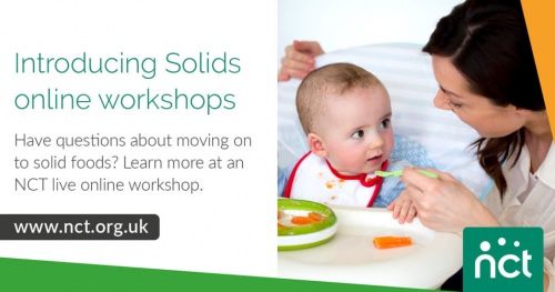 Online Introducing Solids Workshop Glasgow Surrounding Area 5 August 2021