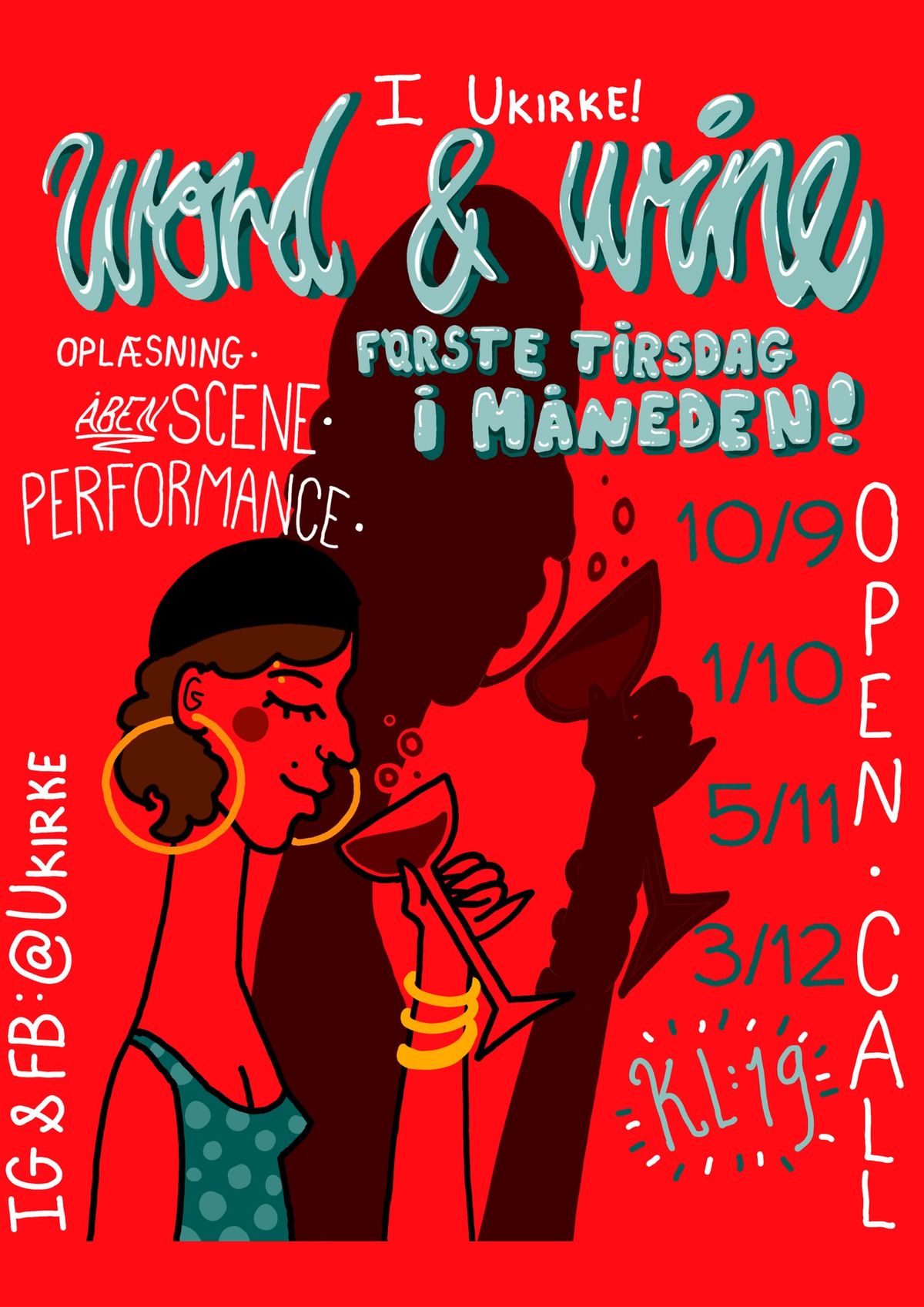 Word&Wine \/\/ Vin, Poesi og Performance