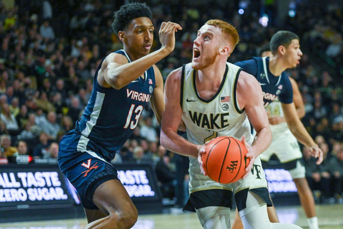 Virginia Cavaliers at Wake Forest Demon Deacons Mens Basketball