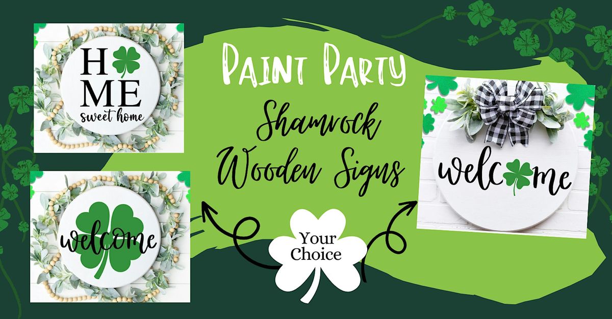 Shamrock Wooden Sign Workshop | West Park Station