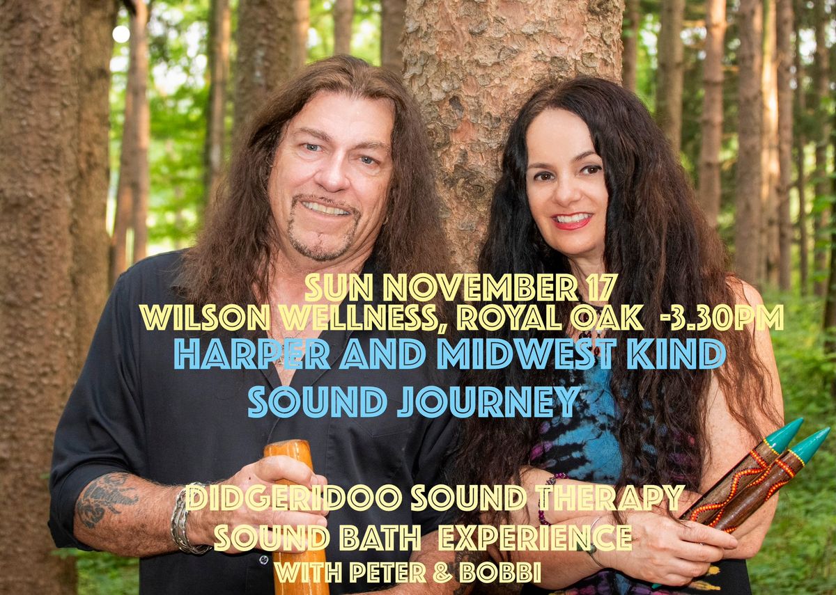 Didgeridoo Sound Therapy \/ Sound Bath with Peter and Bobbi