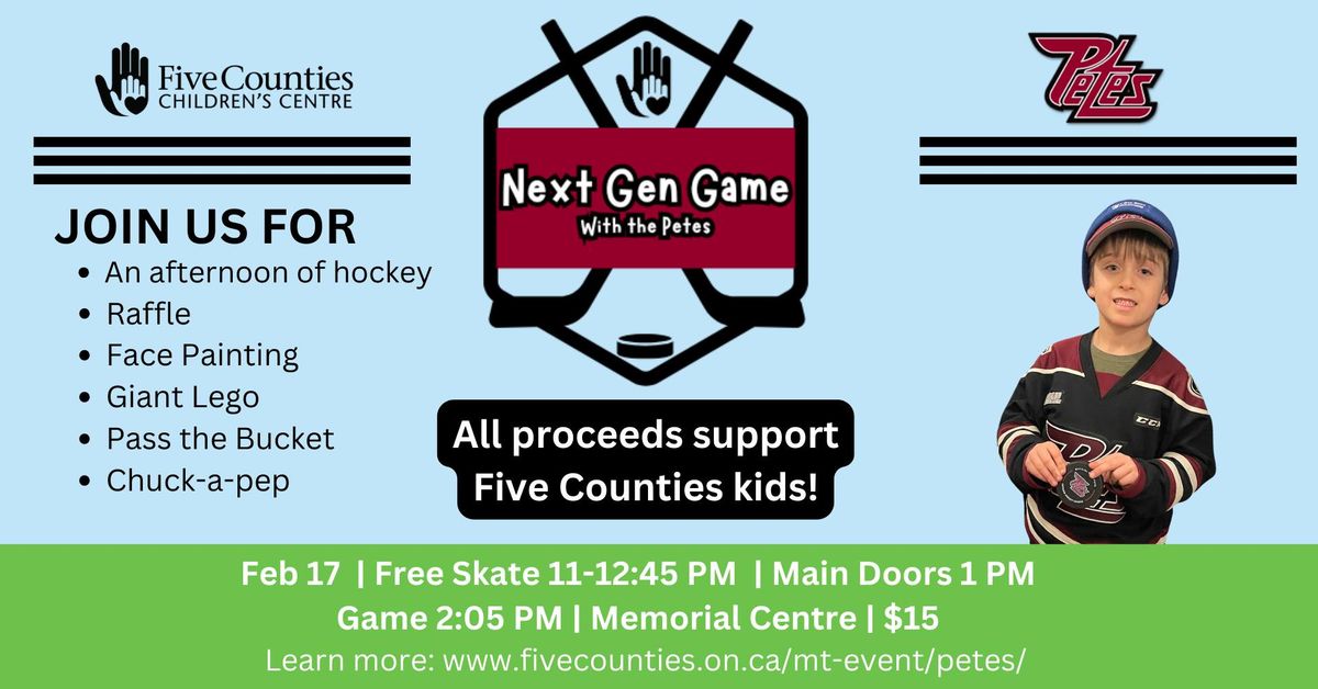 Next Gen Game with the Peterborough Petes 