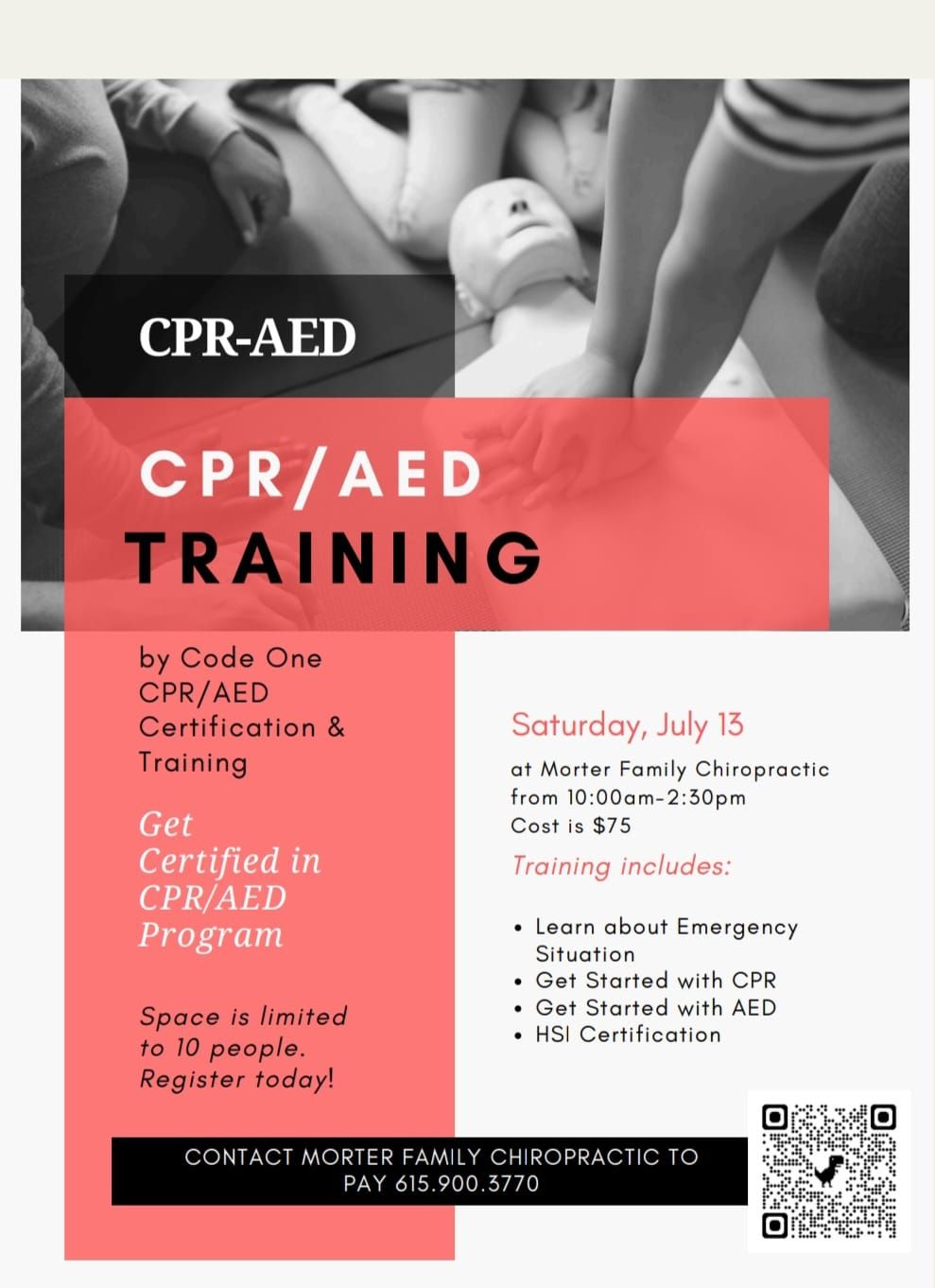 CPR\/AED certification