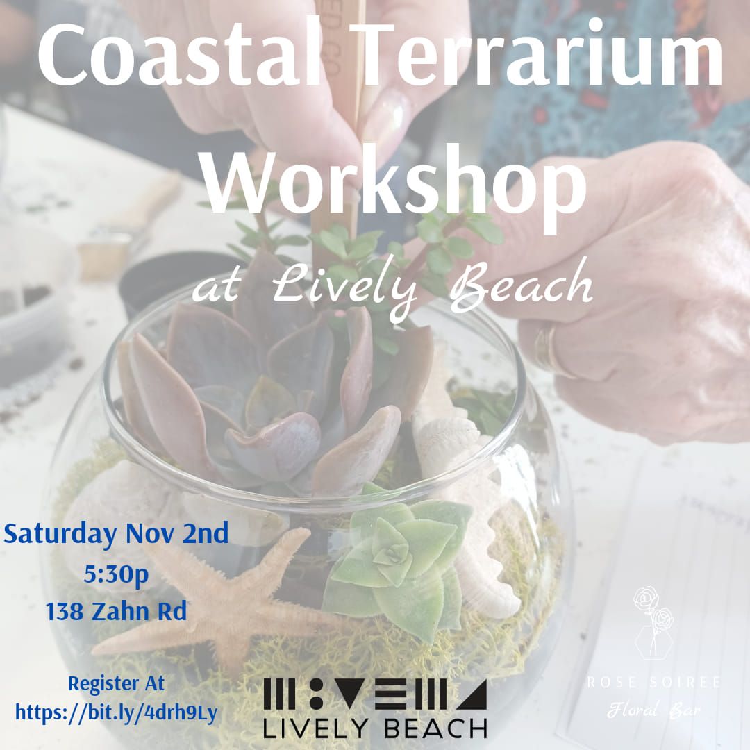 Coastal Succulent Terrarium workshop at Lively Beach Resort 