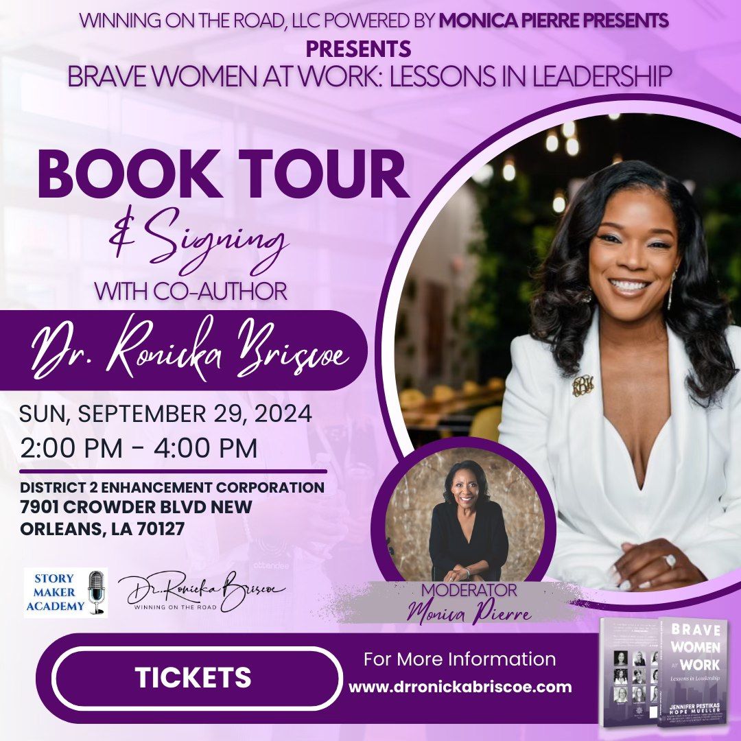 Dr. Ronicka Briscoe - Brave Women at Work Book Tour