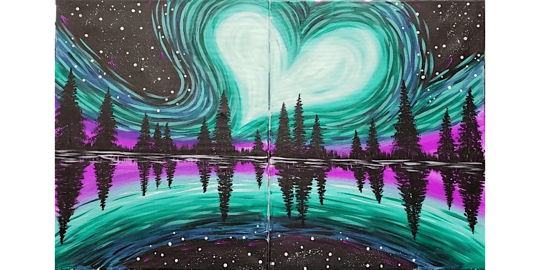 Northern Love Lights (Date Night) - Paint and Sip in Sacramento | Classpop!\u2122