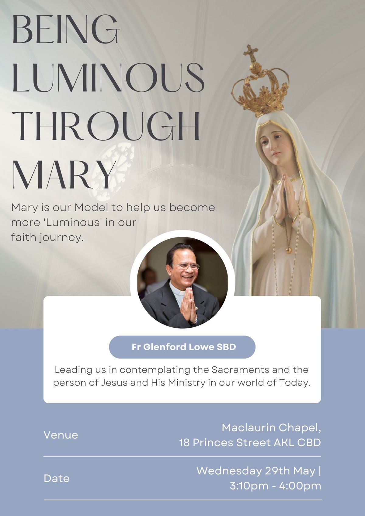 Being Luminous Through Mary with Fr Glen