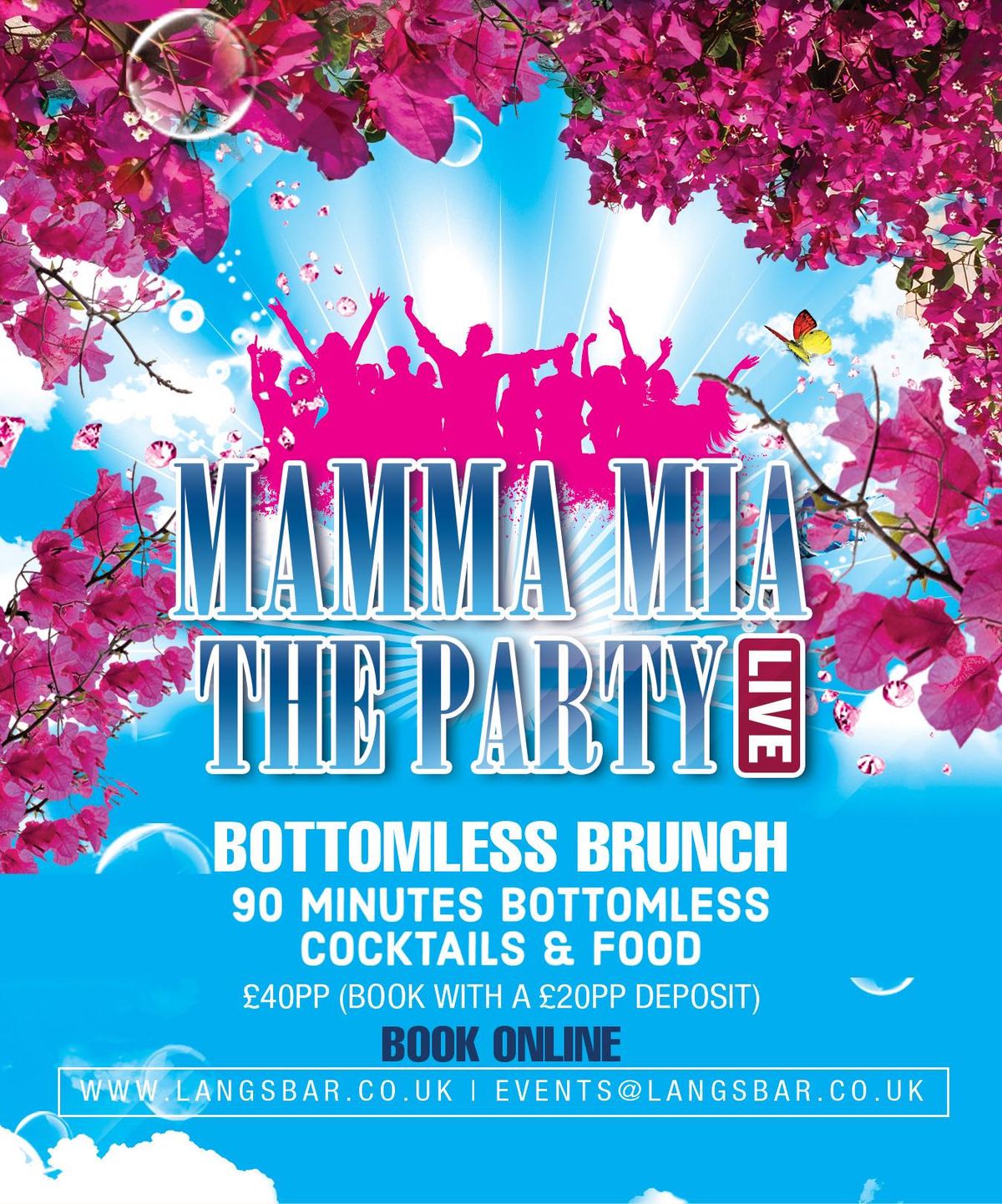 MAMMA MIA THE PARTY LIVE BOTTOMLESS BRUNCH