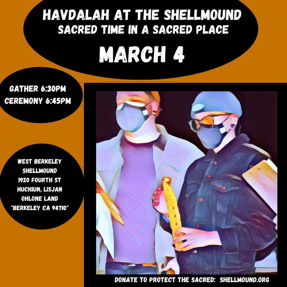 March Havdalah at the West Berkeley Shellmound