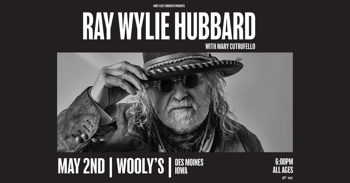 Ray Wylie Hubbard with Mary Cutrufello at Wooly's
