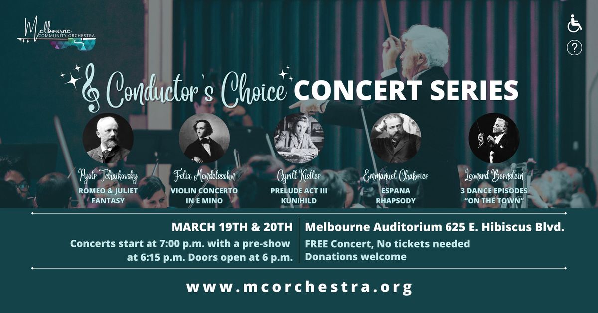 MCO Concert Series: Conductor's Choice 2025