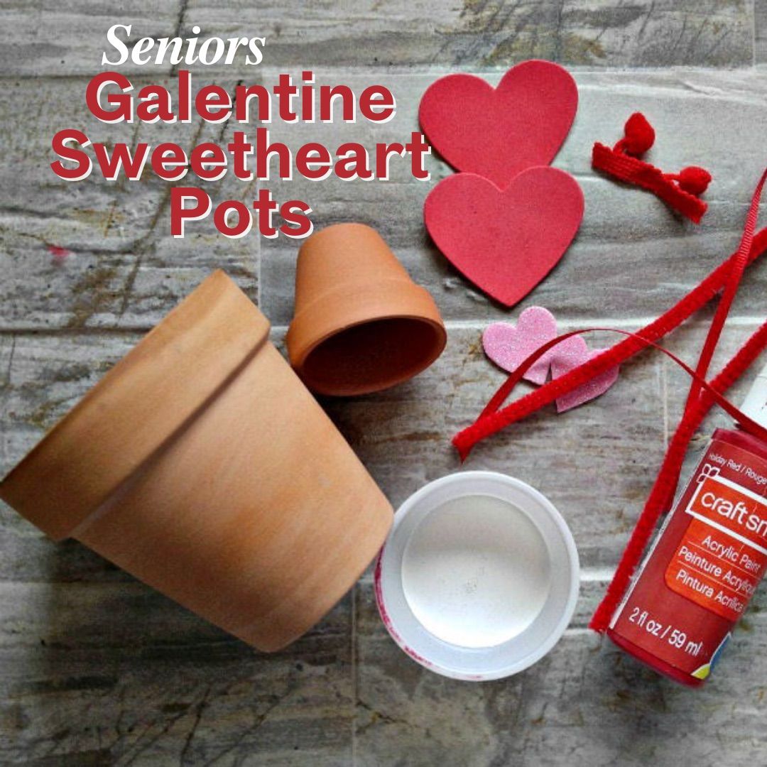 SENIORS: GALENTINE SWEETHEART POTS