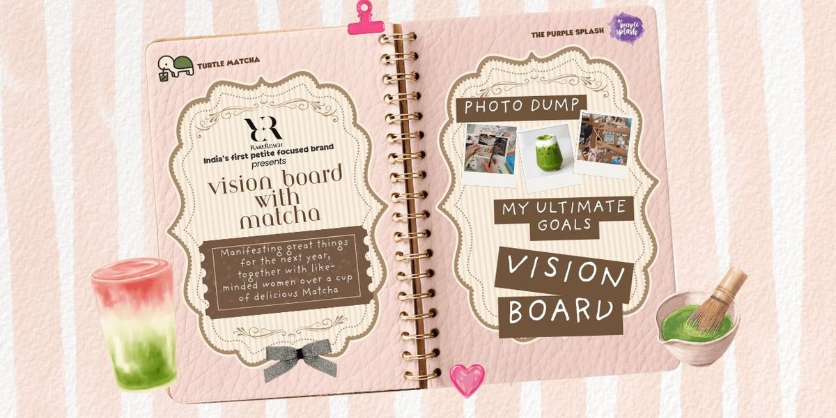 Vision Board with Matcha