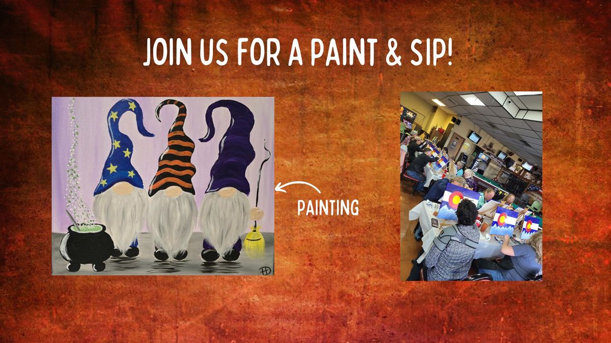 Paint & Sip at Hero's Pizzeria!