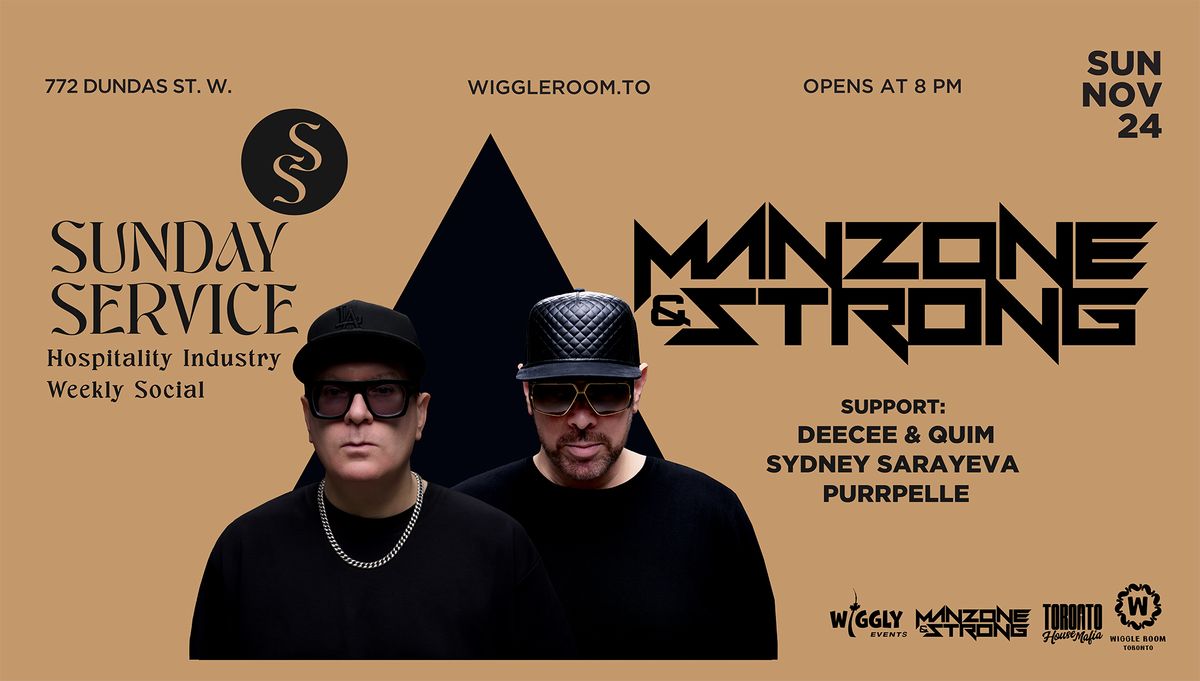 Sunday Service: Manzone & Strong | DeeCee & Quim | Purrpelle | Sydney Sarayeva