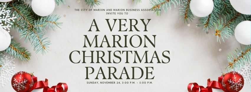 2024 Official Event for the Marion, NC Christmas Parade 