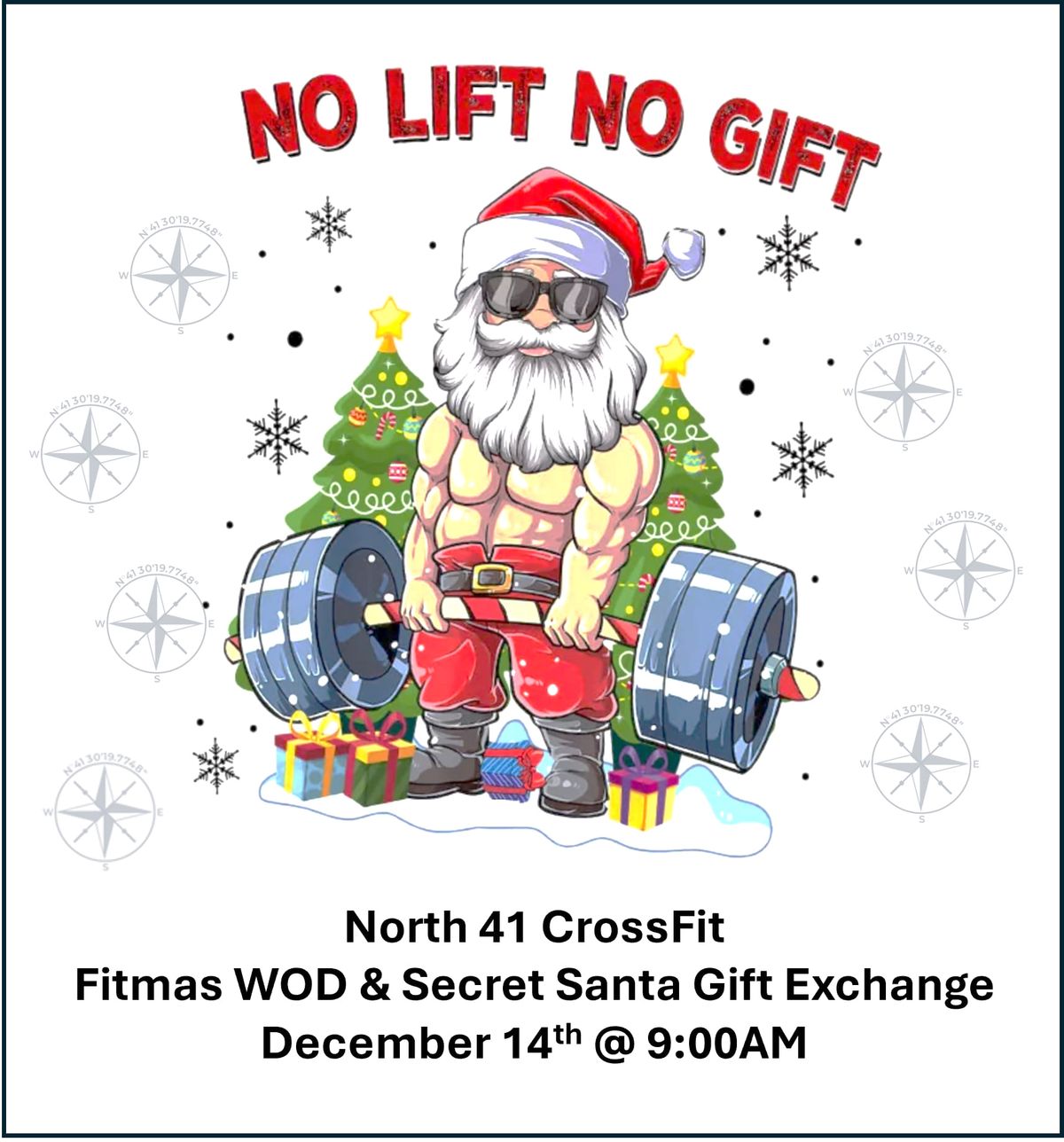 North 41 CrossFit Fitmas WOD & Secret Santa