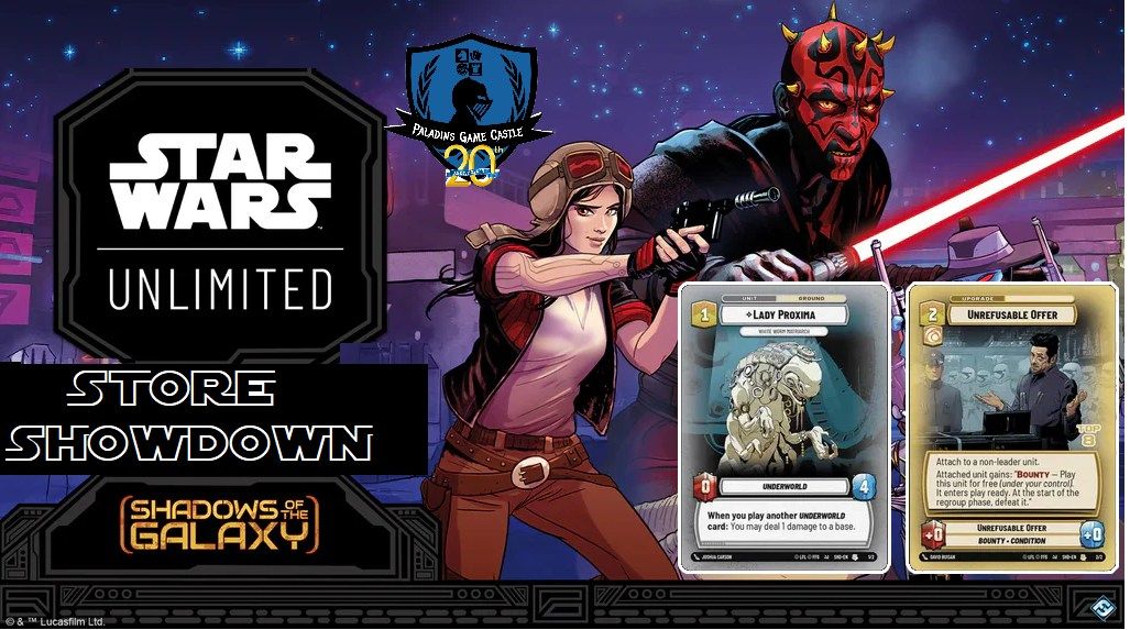 Star Wars Unlimited Store Showdown Shadows of the Galaxy