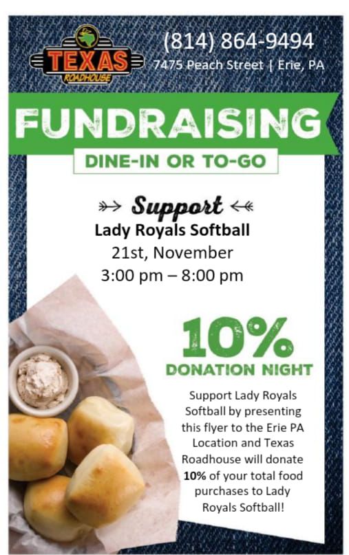 Texas Roadhouse Donation Night