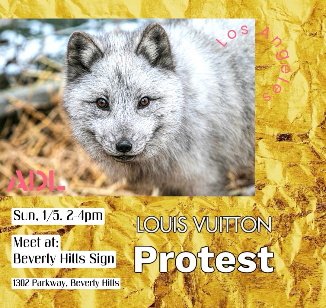 1st LA Fur Protest of 2025 \ud83e\udd8a