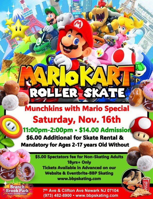 Munchkins with Mario Skate Event