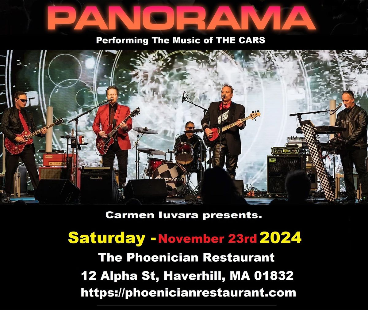 Panorama - Tribute to The CARS comes to the Phoenecian Resturaunt in Haverhill MA