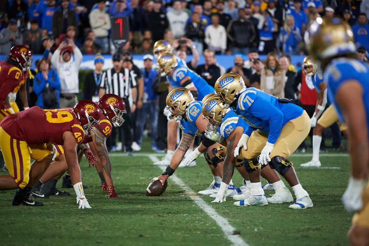 UCLA Bruins at USC Trojans Football at LA Memorial Coliseum