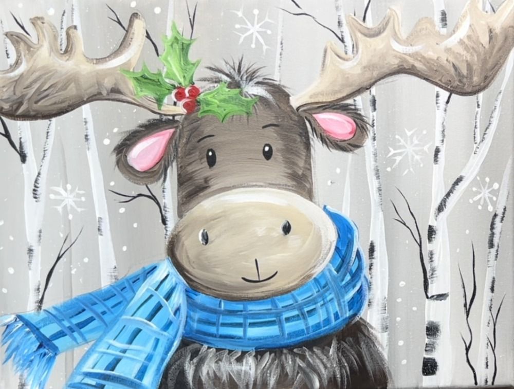 Merry ChristmOOse in July, Social Painting!