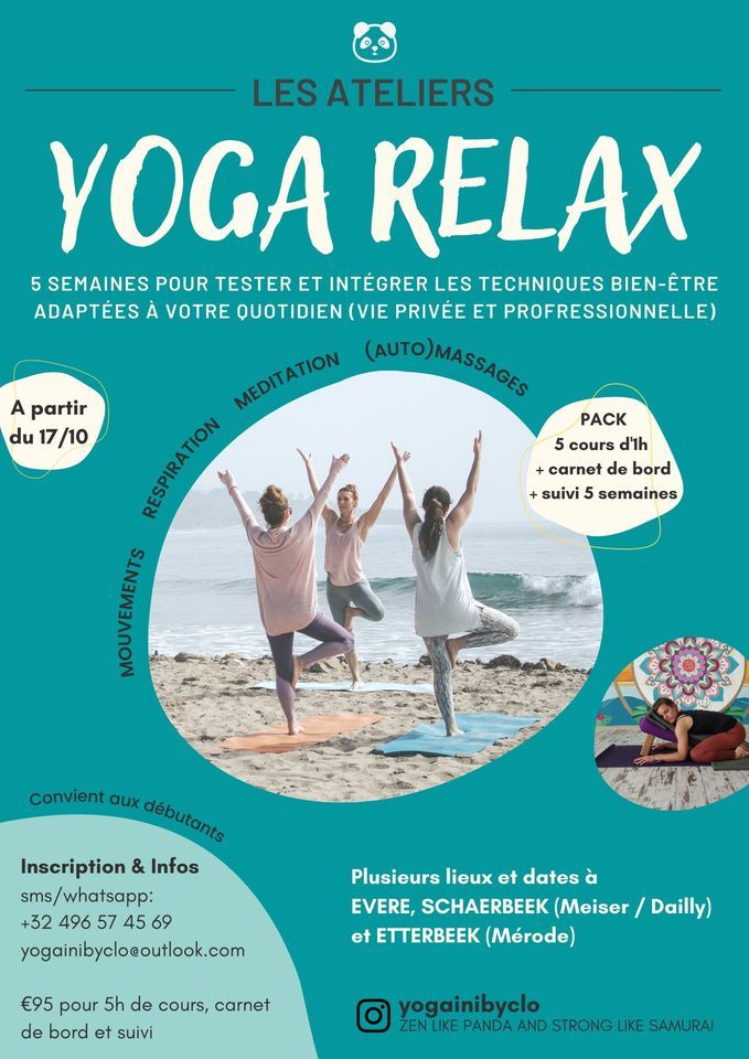 Programme Yoga Relax (Schaerbeek)