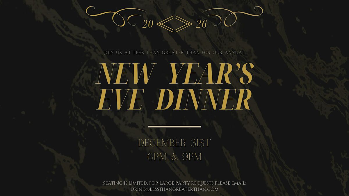 2025 New Years Eve Dinner